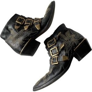Chloé Black Susanna Boots/Booties